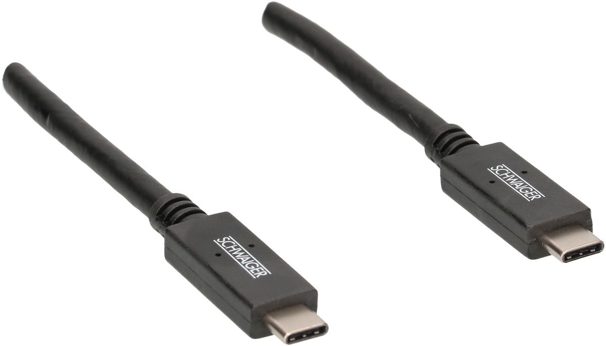 USB 3.1 Anschlusskabel 1.0m schwarz