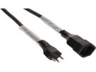 Rallonge GDV H07RN-F3G1.5 10m noir type 12 / type 13