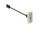 Multimedia-Zubehör 45x22.5 weiss 1x USB-C 3.1 data