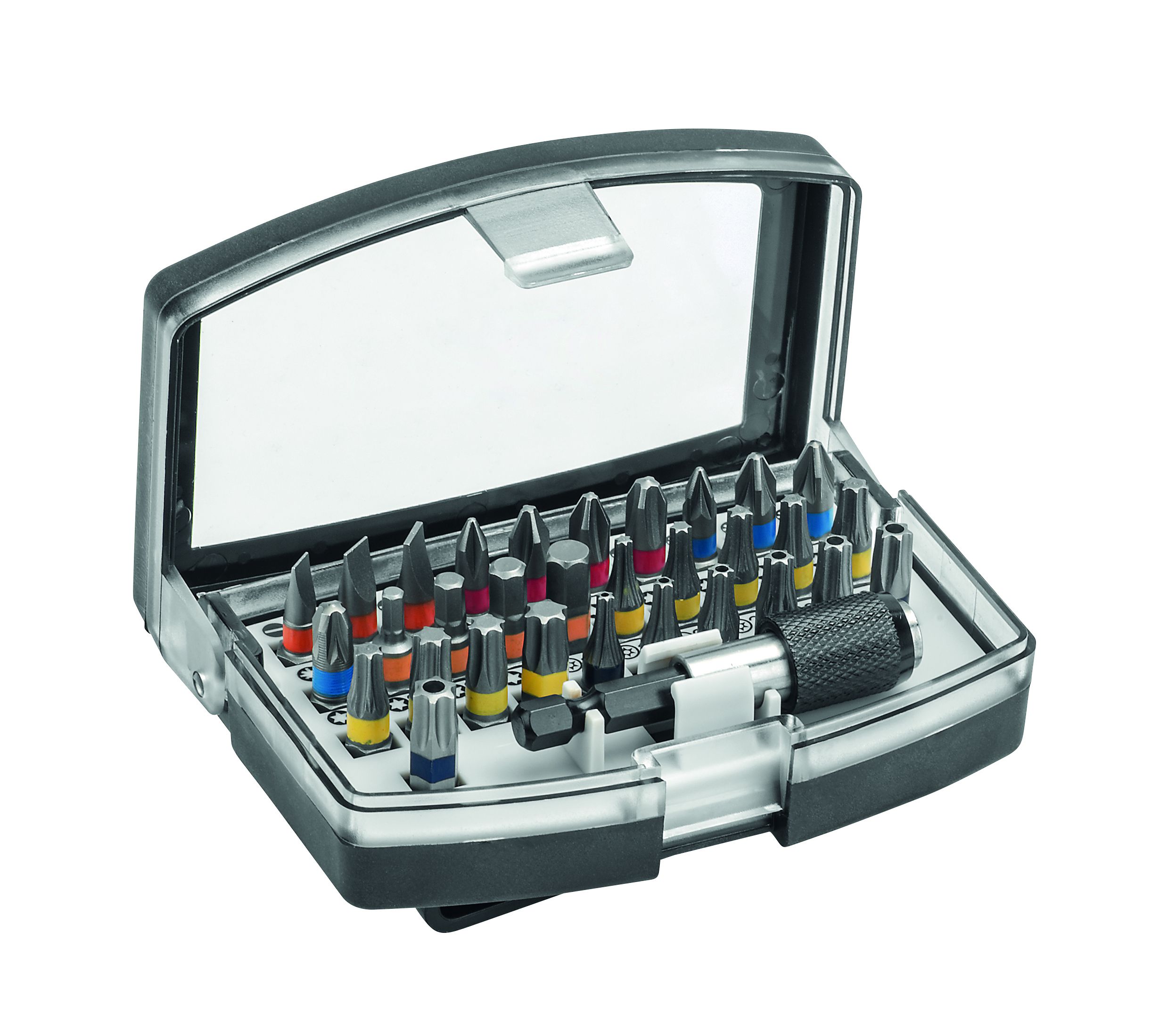 Bit-Satz 32-teilig PH PZ TX Hex SZ Magnethalter
