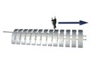 serpentine de câble Pro 90 1.00m noir RAL9005