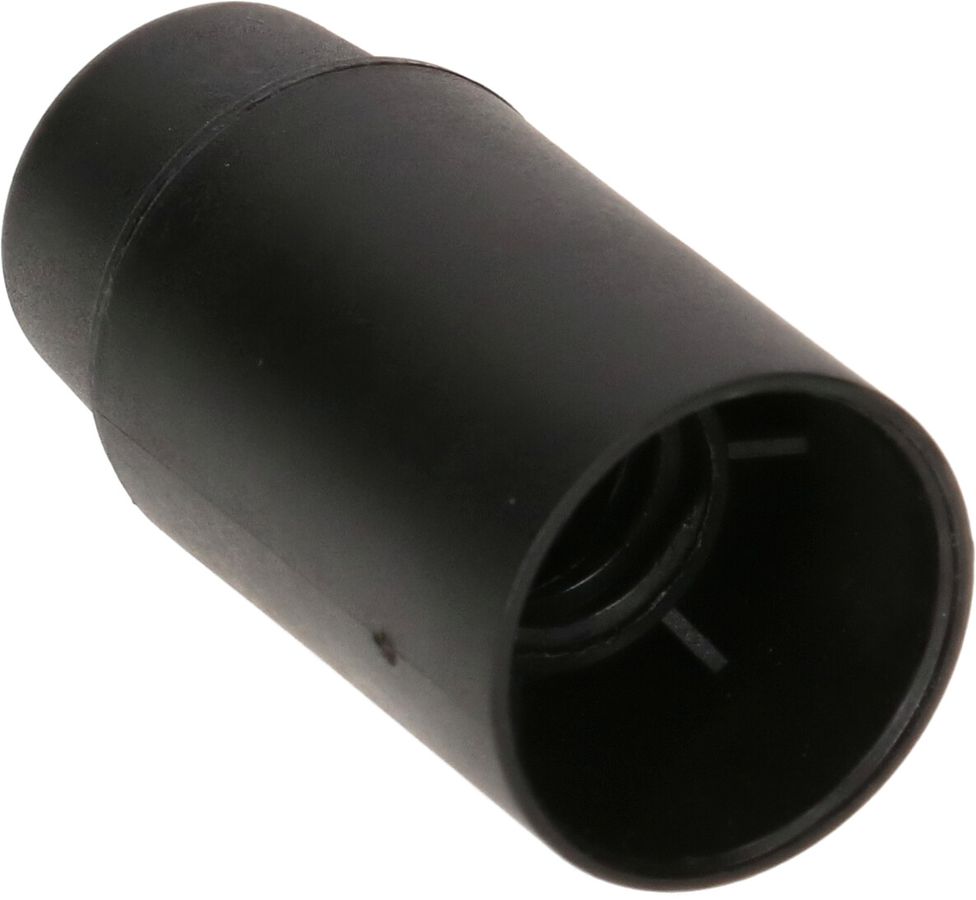 E14 Socket without rim M10x1 / Colour: black