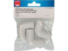 KIR-Winkel M16 2-teilig 90° grau / 3 Stück