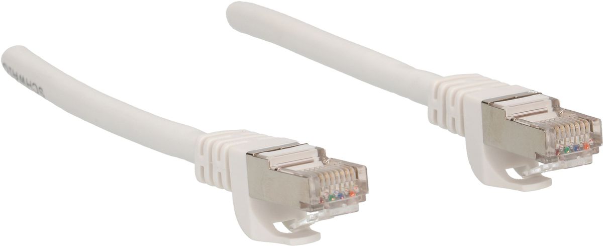 câble patch Cat. 6 SF/UTP 0.5m blanc