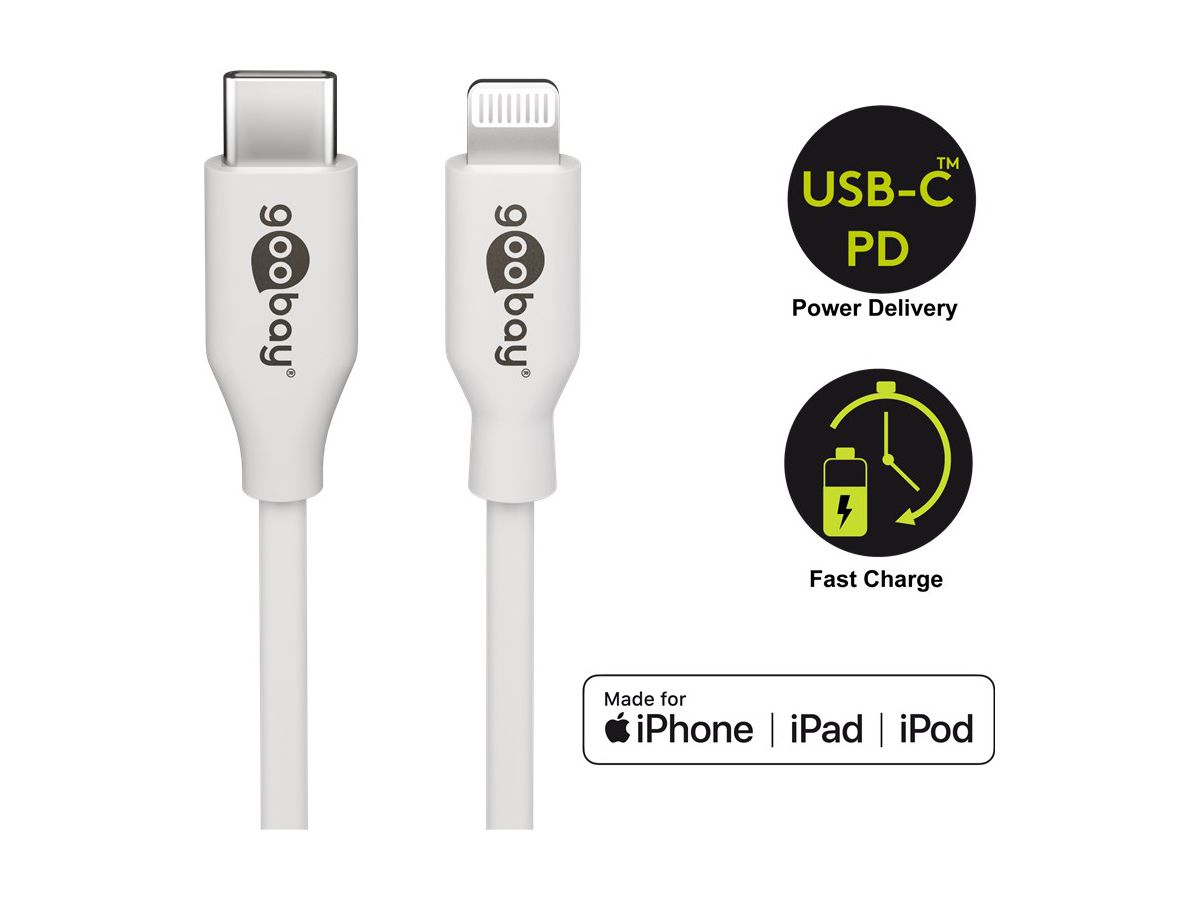 USB-C auf Lightning Kabel 2M für iPhone / iPad