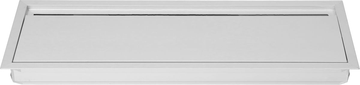 Kabeldurchführung 240mm eckig silber eloxiert