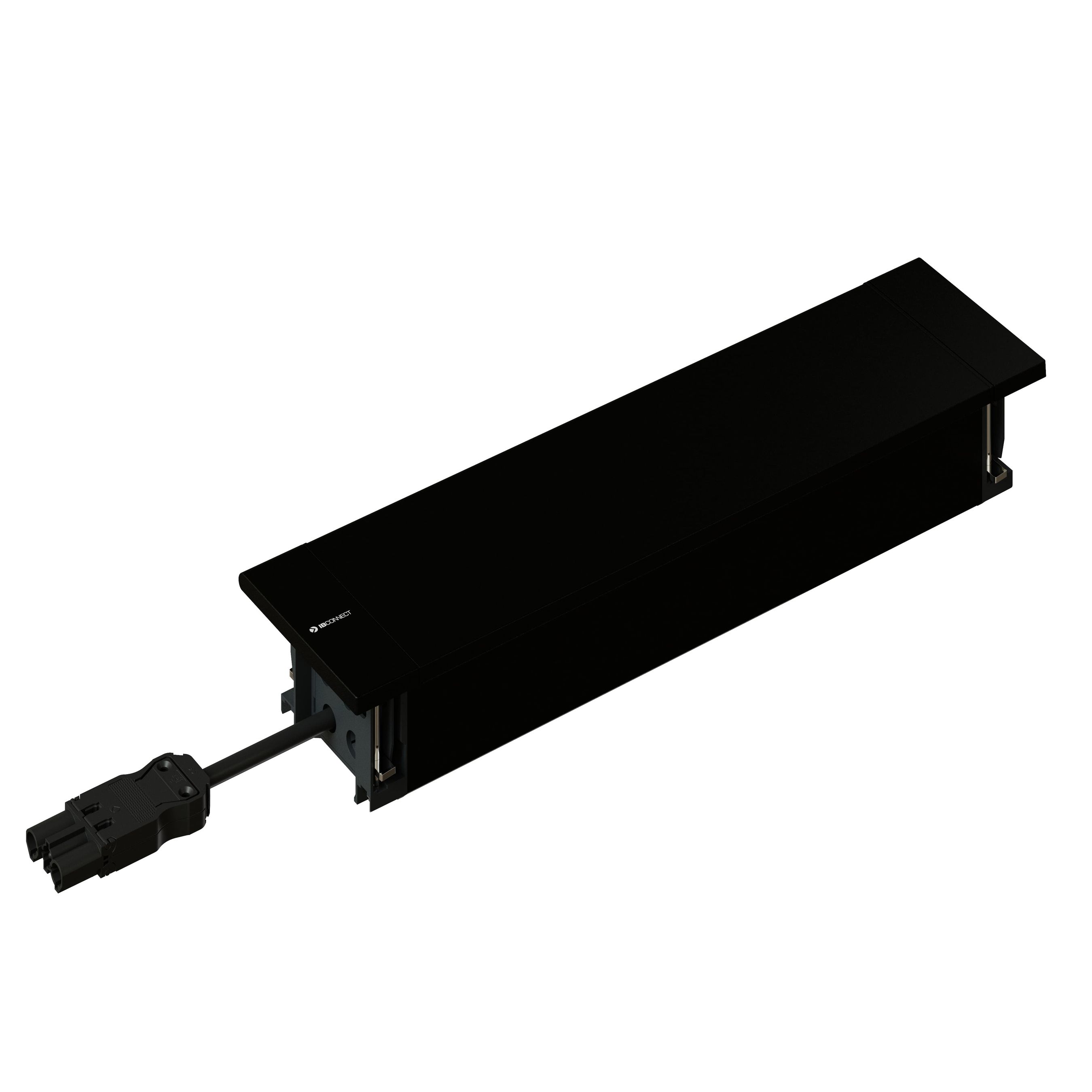 NEXO Steckdoseneinheit schwarz 5x Typ 13 1x USB-C/C