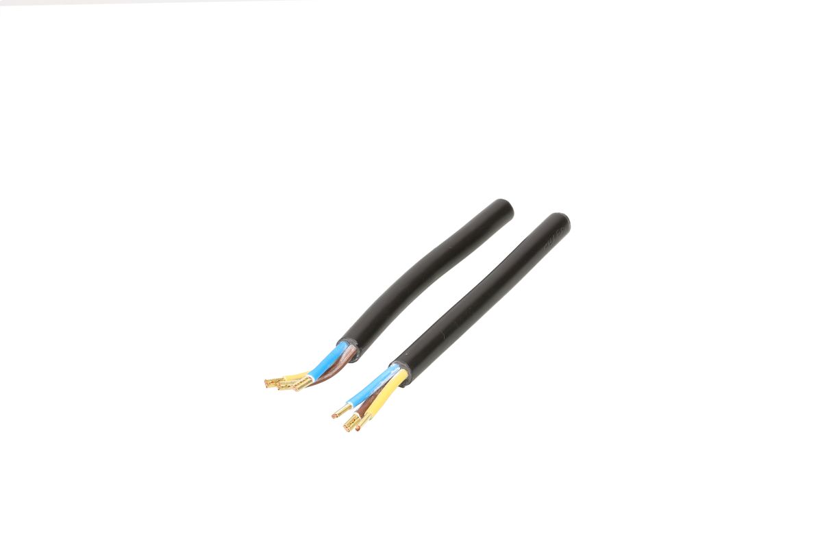 Kabelstück TD3x1,5mm2 schwarz L=3,00m