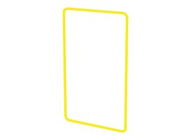 Designprofil Gr.2x1 priamos gelb, 2 Stück
