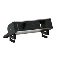 SUPRA presa multipla anodizzato 1x tipo 13 1x USB-C 60W 1x vuoto