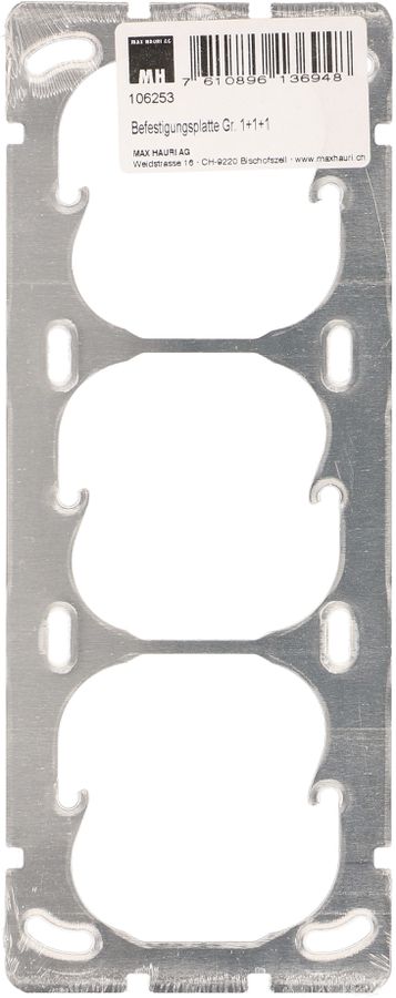 Plaque de fixation ta.3x1 EdizioDue