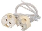 Halogenfassung G4/G5.3/G6.35 PTFE L=140mm