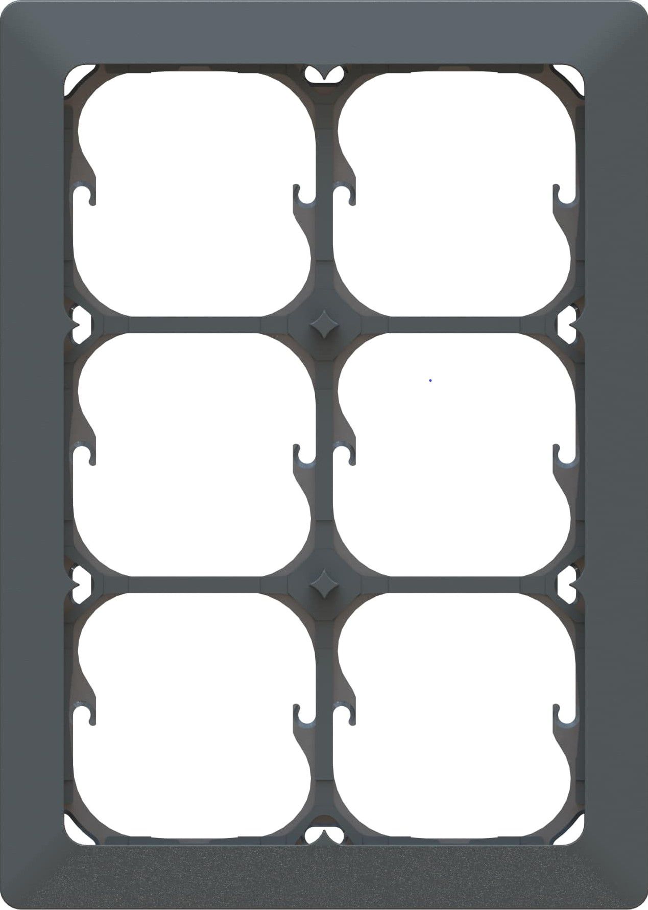 linea di testa INC 3x2 perpendicolare priamos antracite