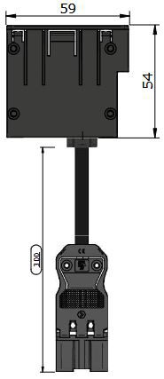 CUBOBOX bloc mul. nr M4 1x type 13 1x Schuko 1x USB-C 60W 1x vide