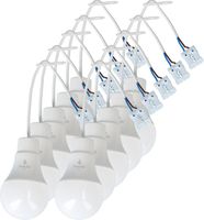 Baustellenlampe LED mit Anschlusskabel und Klemmen, 4000K / 10Stk