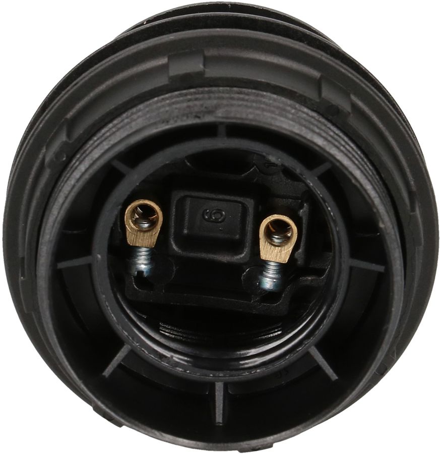 E27-Fassung Randmantel M10x1 schwarz