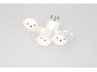 Abzweigstecker clip-clap 3x Typ 13 3-polig weiss BS