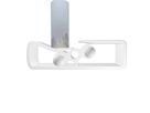 serpentine de câble Cube SL 1.00m argent RAL9006