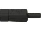 Apparatestecker Typ 113 IEC320-C14 3-polig schwarz