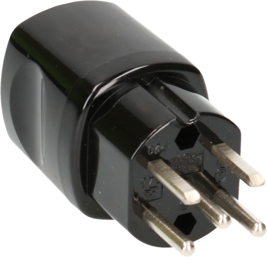 Stecker Typ 15 5-polig schwarz