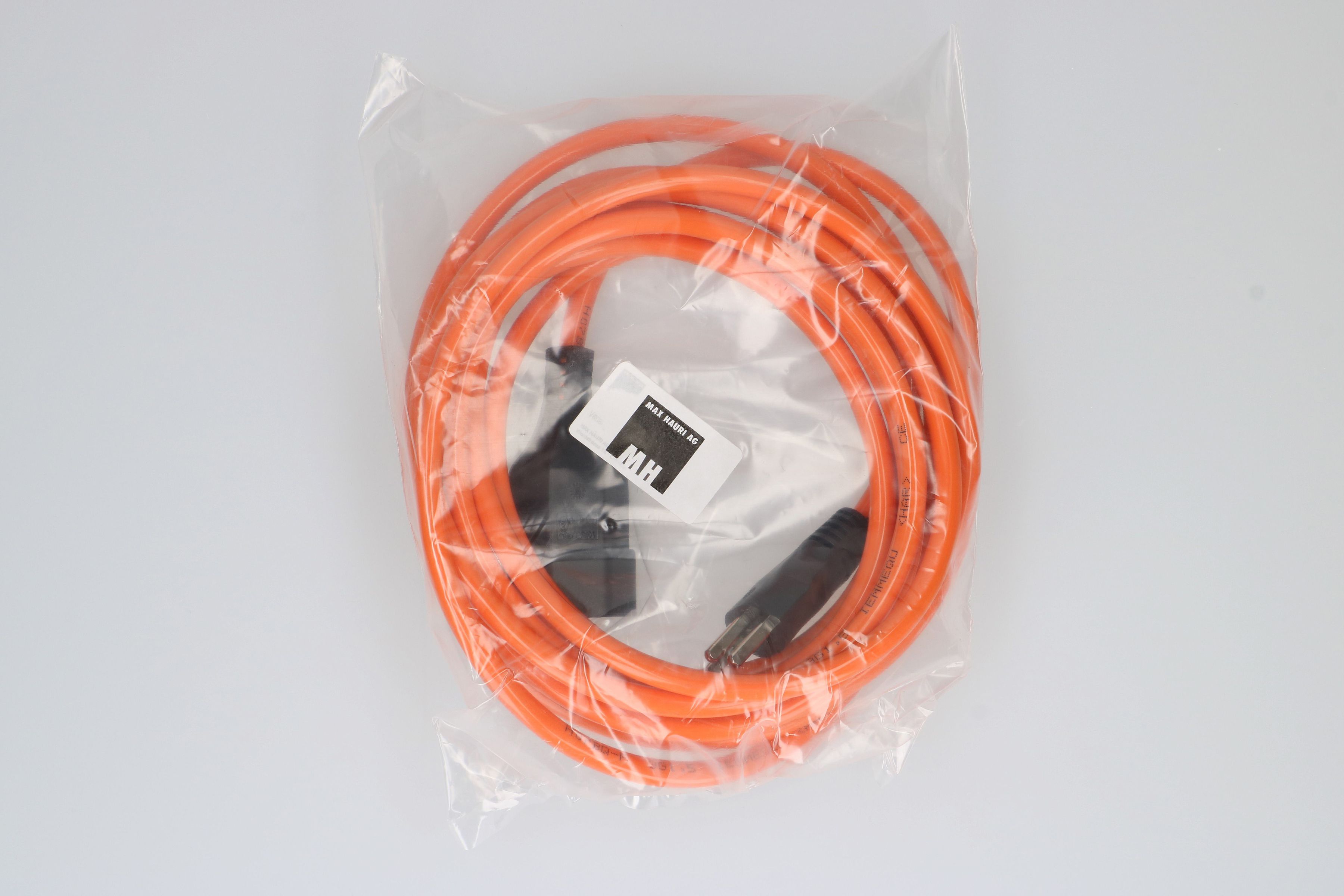 Extension cable cordset H07BQ-F3G1,5mm2 orange