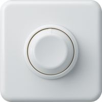 LED-Universal-Drehdimmer UP Basico weiss