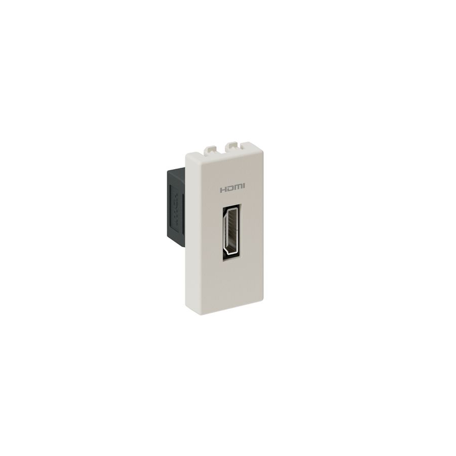 Multimedia-Zubehör 45x22.5 weiss 1x HDMI 2.0