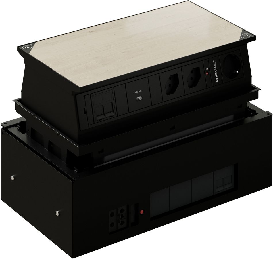 MEETING 4x Typ 13 1x Schuko 2x RJ45 3x USB-C 60W 1x A/C 1x HDMI