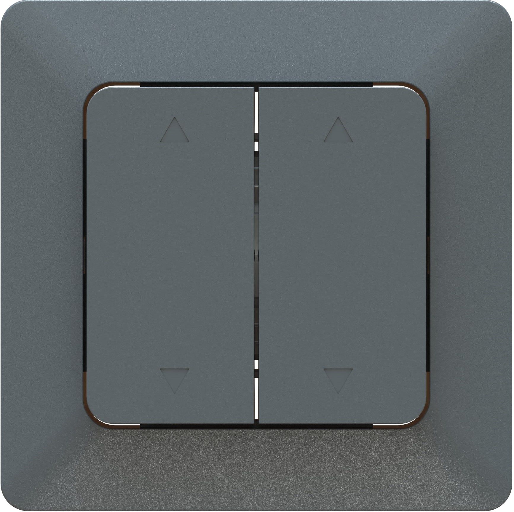 Doppel-Wippschalter 2x Storen AP priamos anthrazit
