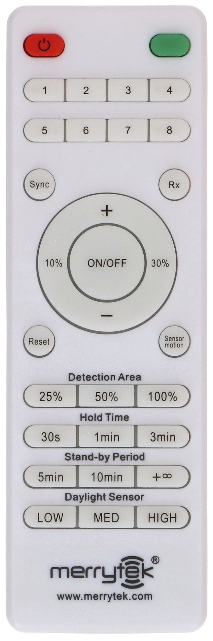 telecomando IR per apparec. FLAT CCT con Sensore HF Master-Slave