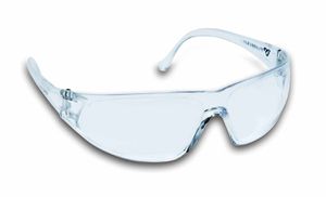 Occhiali di sicurezza elet. lenti plastica incolore&infrangibile