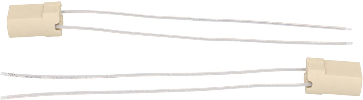 G9-Fassung Keramik PTFE Litze 140mm / 2 Stück