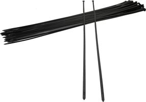Kabelbinder schwarz 7.6x750mm / 50 Stück