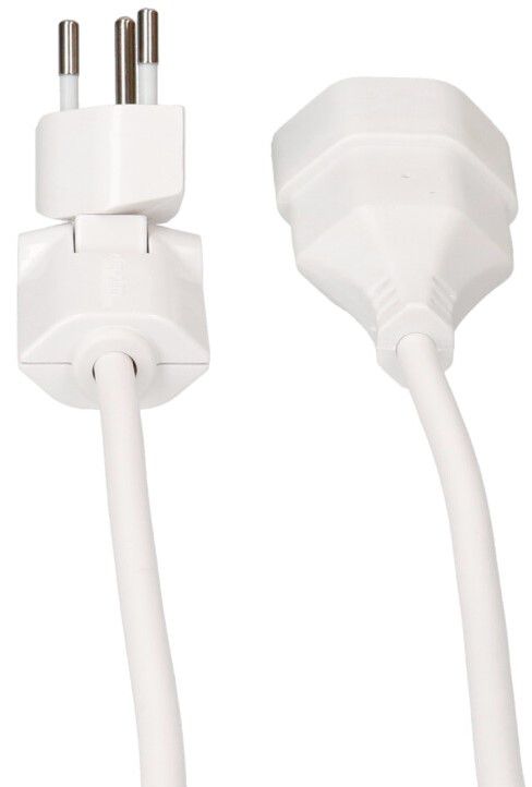 TD-Verlängerung H05VV-F3G1.0 3m ws clip-clap BS Typ 12 / Typ 13