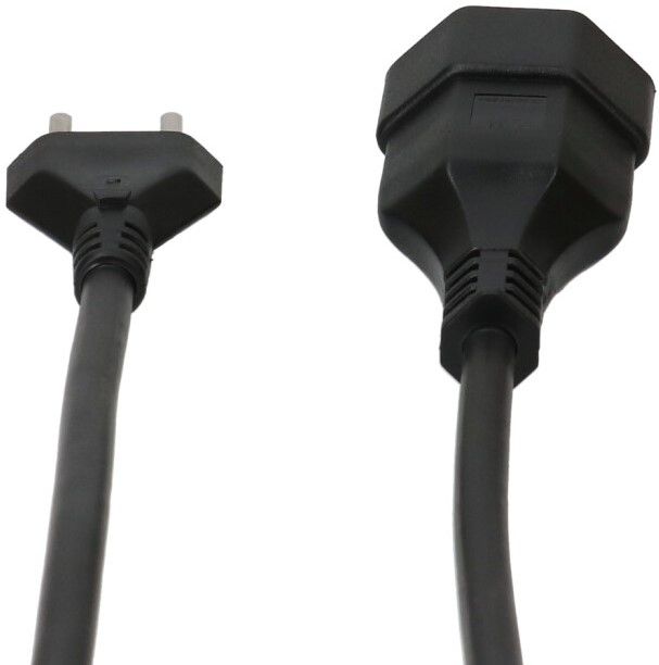 TD-Verlängerung H05VV-F3G1.5 5m schwarz Typ 23 / Typ 23