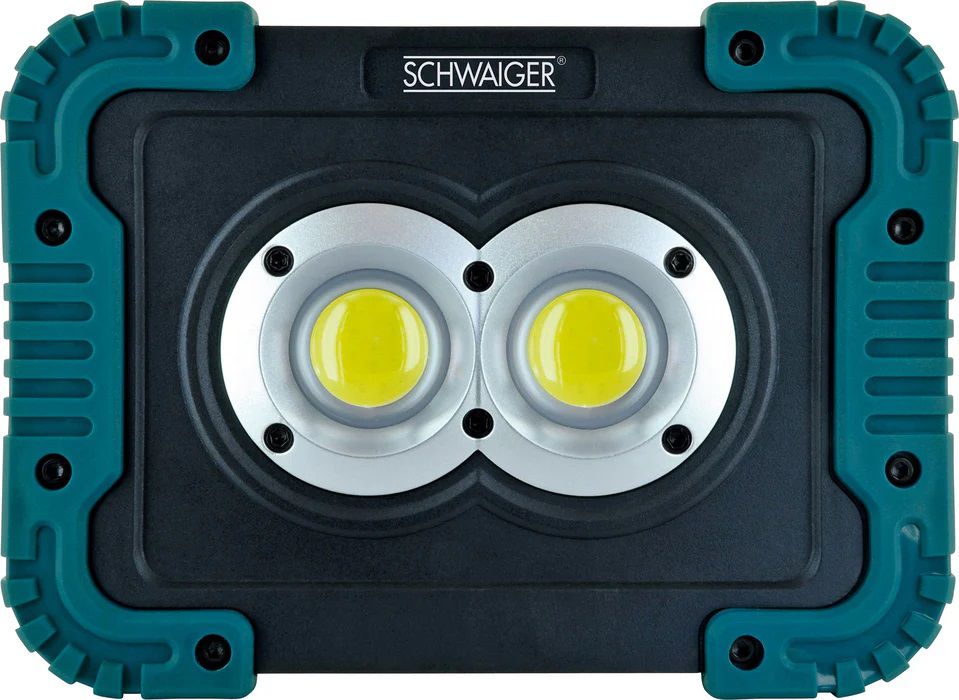projecteur de travail LED 2x 10W fonctionnement batterie nr/bl