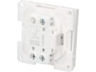 Druckschalter Schema 3 Apparat mit Frontplatte Inprojal weiss