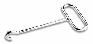 Sollevatore per chiusini acciaio zincato peso 0.6kg 320mmx155mm