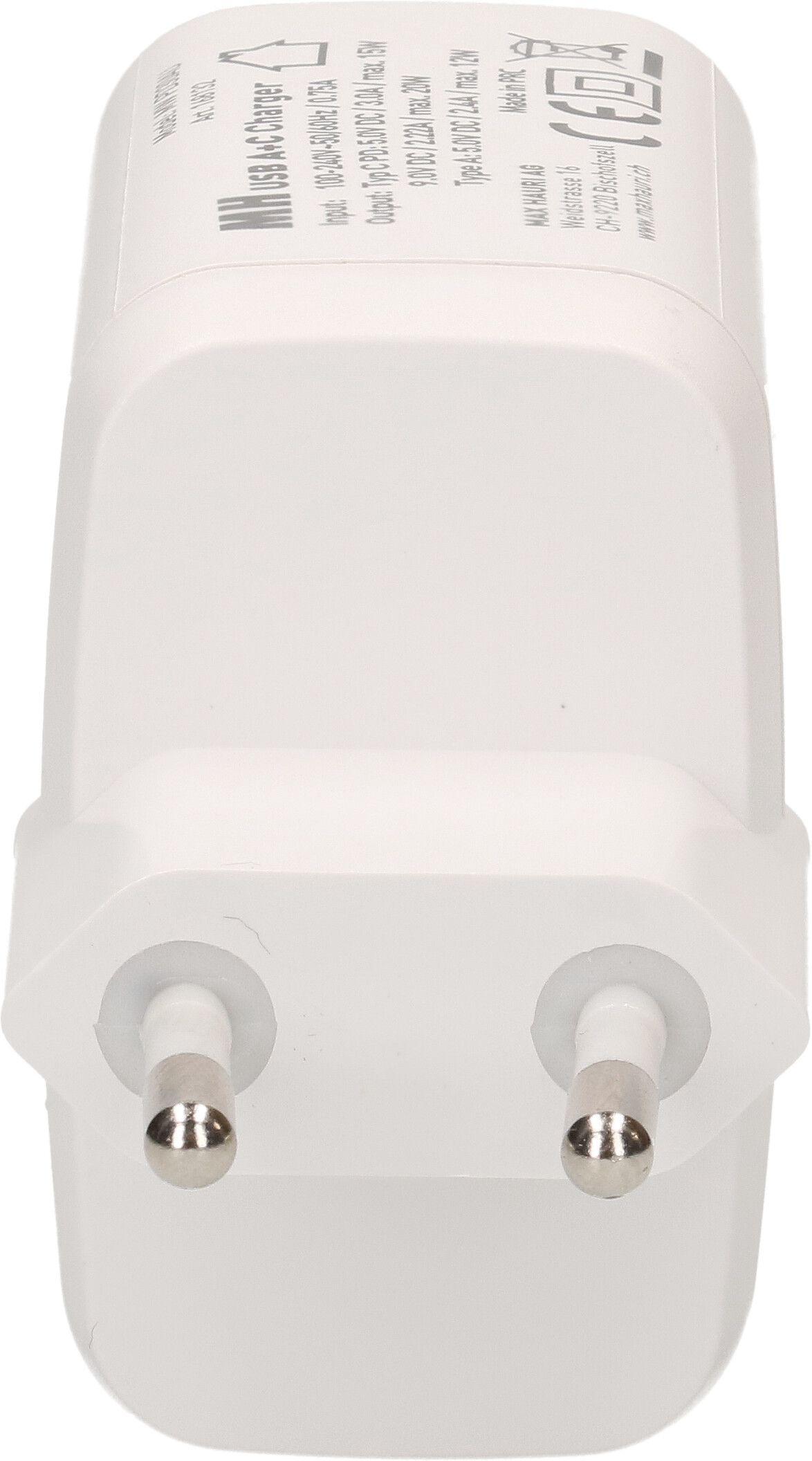 USB Charger USB A/C 30W weiss - MAX HAURI AG