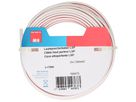 Lautsprecherkabel LSP 2x1.5mm2 10m weiss