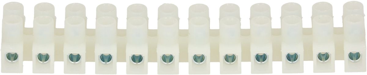 morsettiera 0.5-4mm2 12 poli naturale 2 pz.