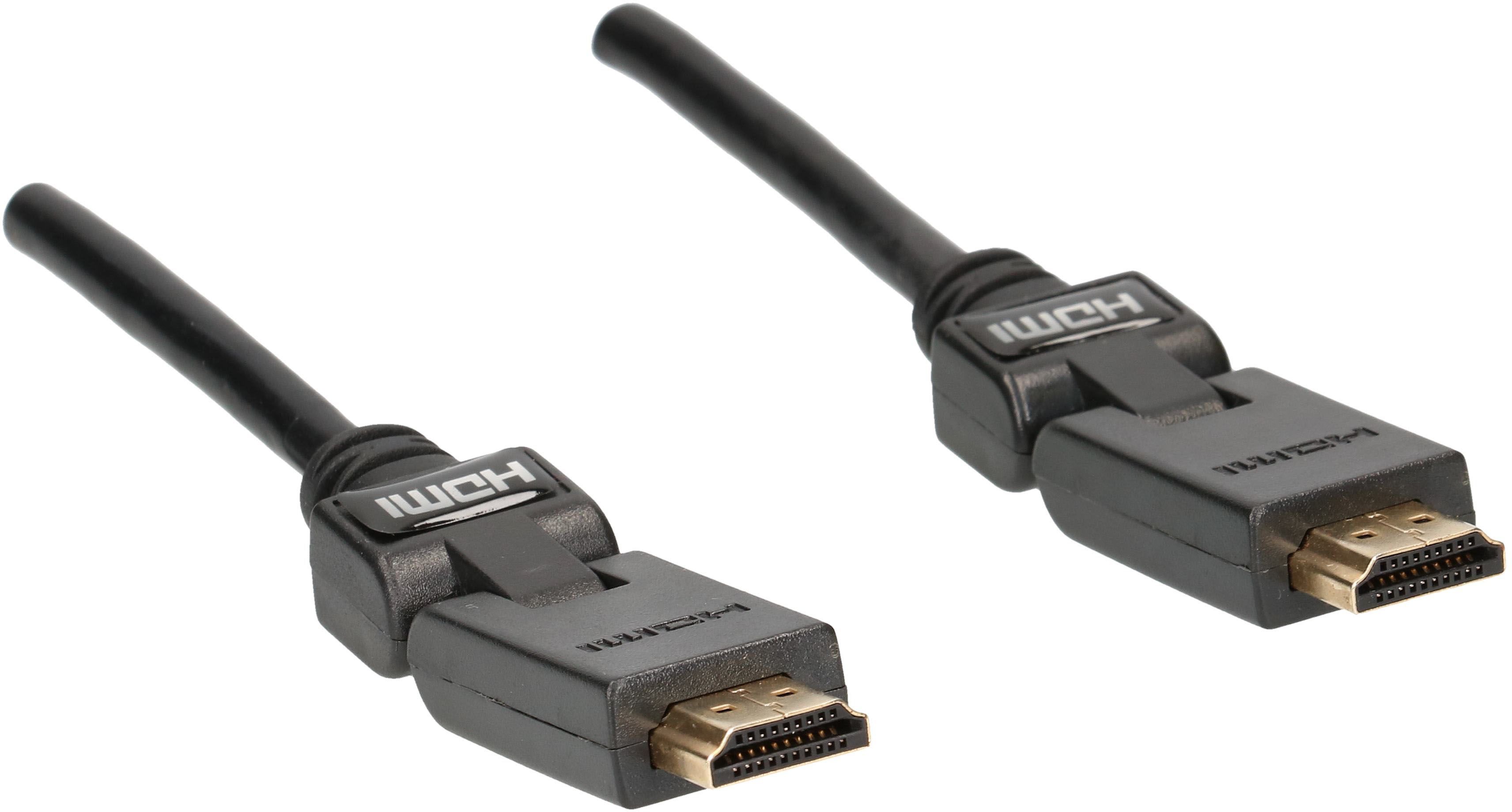 HDMI Kabel schwenkbar 1,5m schwarz