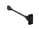 Multimedia-Zubehör 45x22.5 anthrazit 1x DisplayPort