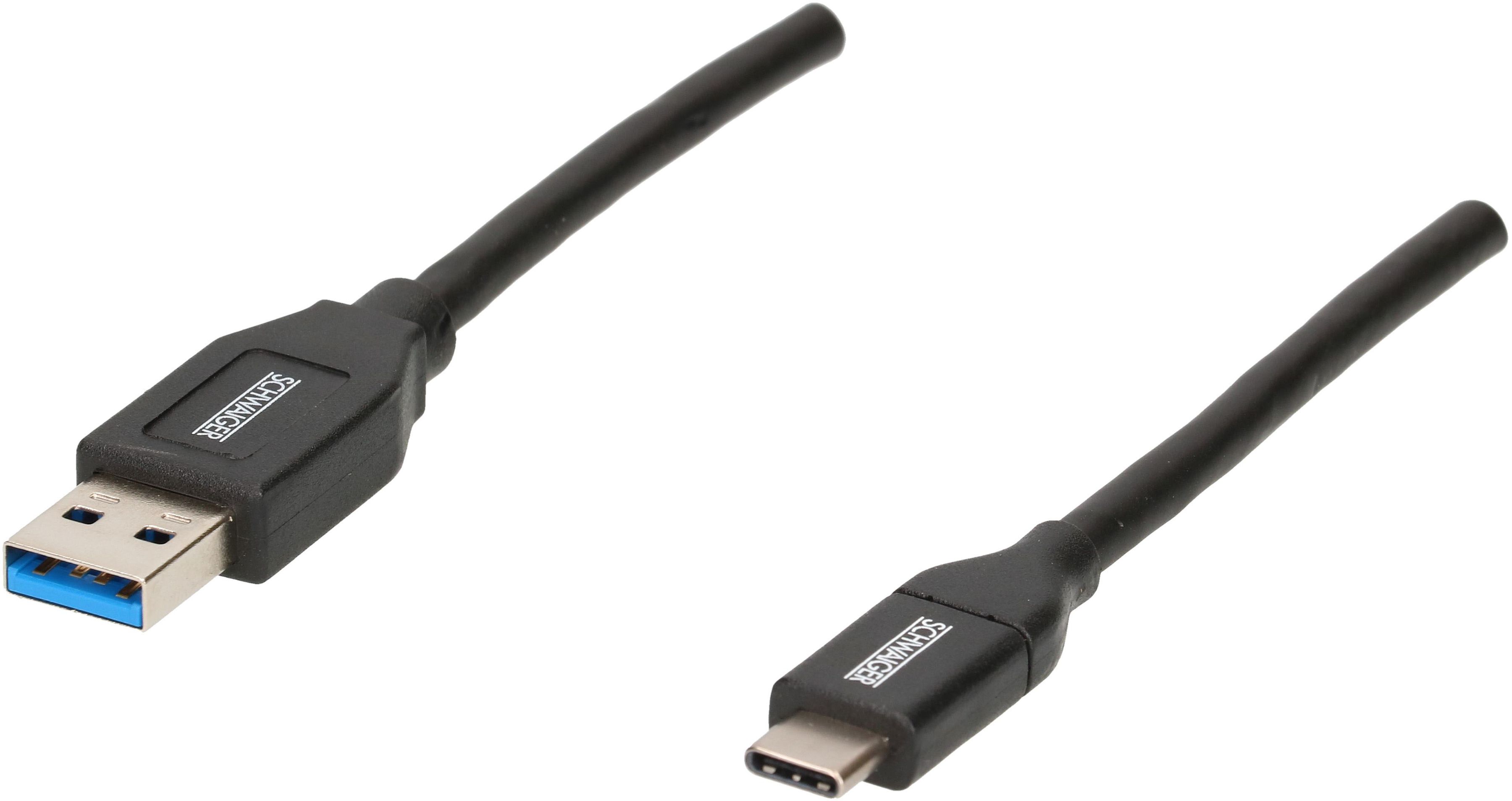 USB 3.1 Adapterkabel 1m schwarz