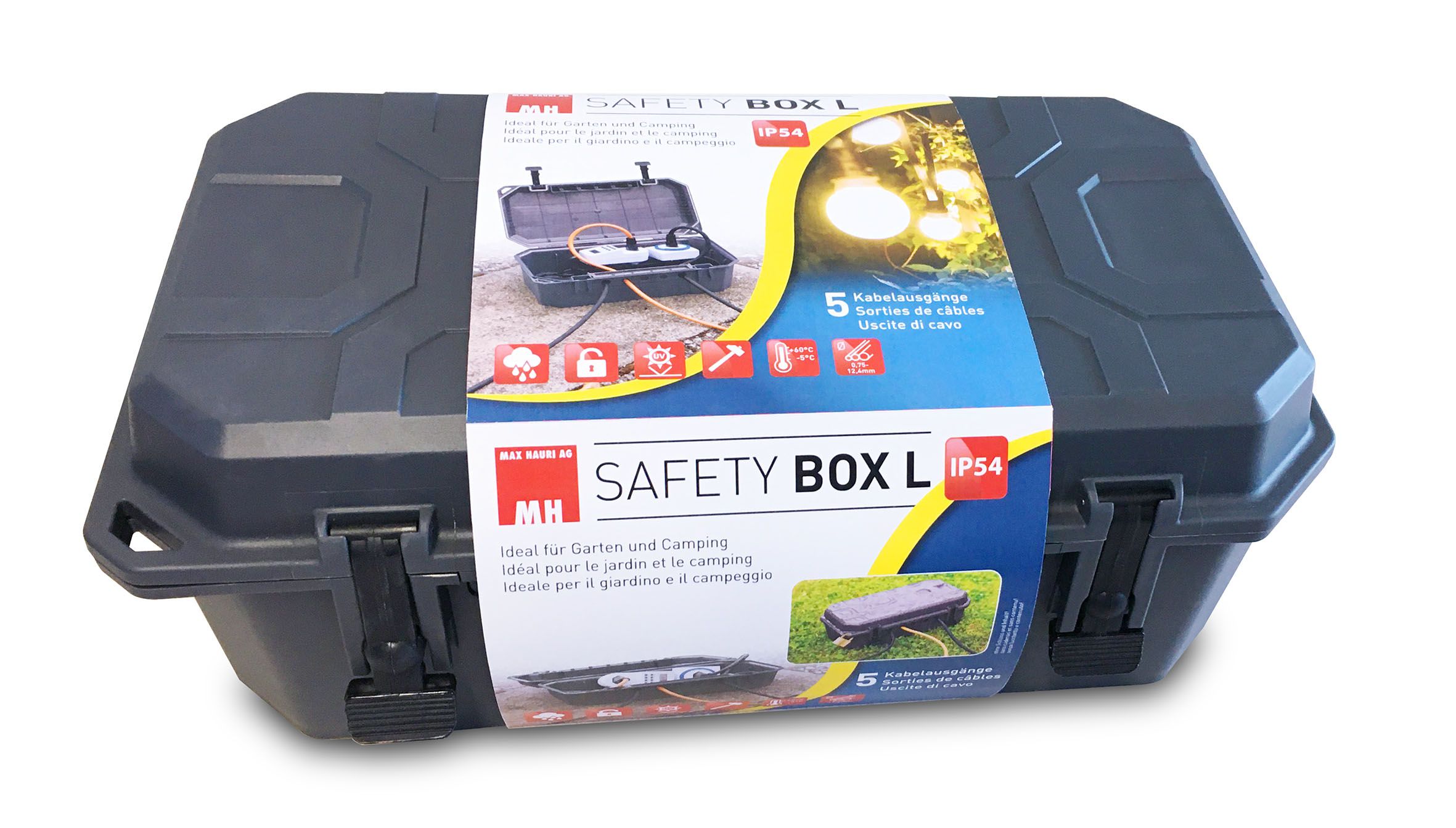 SAFETY BOX L grigio IP54