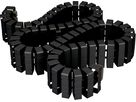 Kabelschlange Flex II Set schwarz