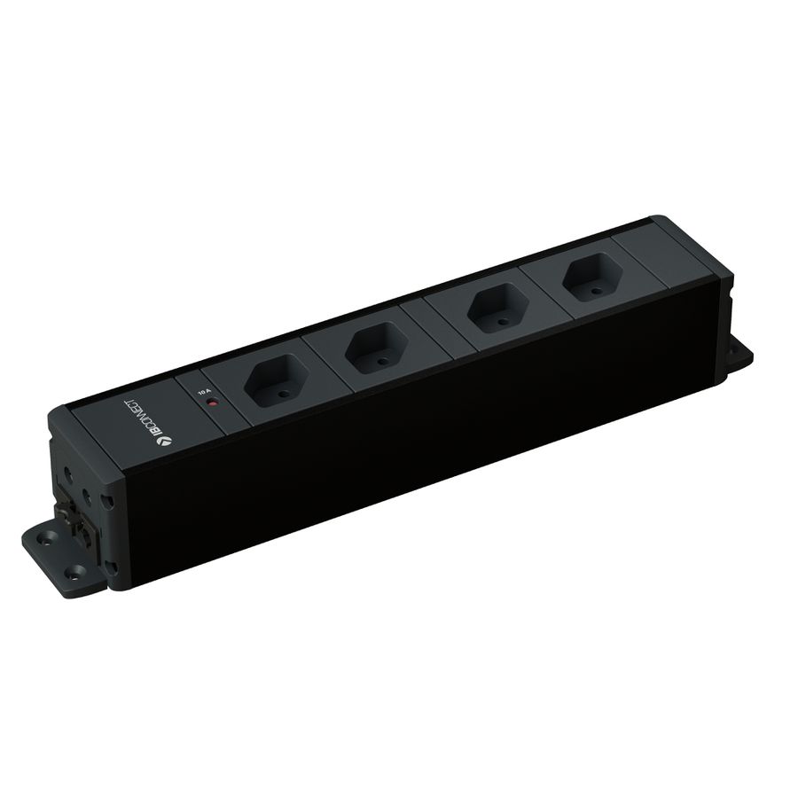 CUBO bloc multiprise noir 4x type 13