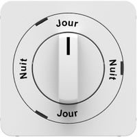 Front plates for turnable switch Nuit-Jour-Nuit-Jour white