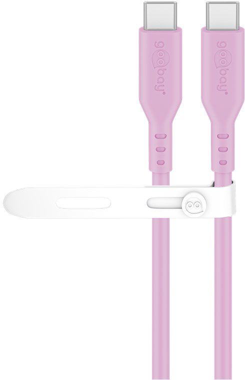 Ladekabel USB-C Silikon 1.5m pink
