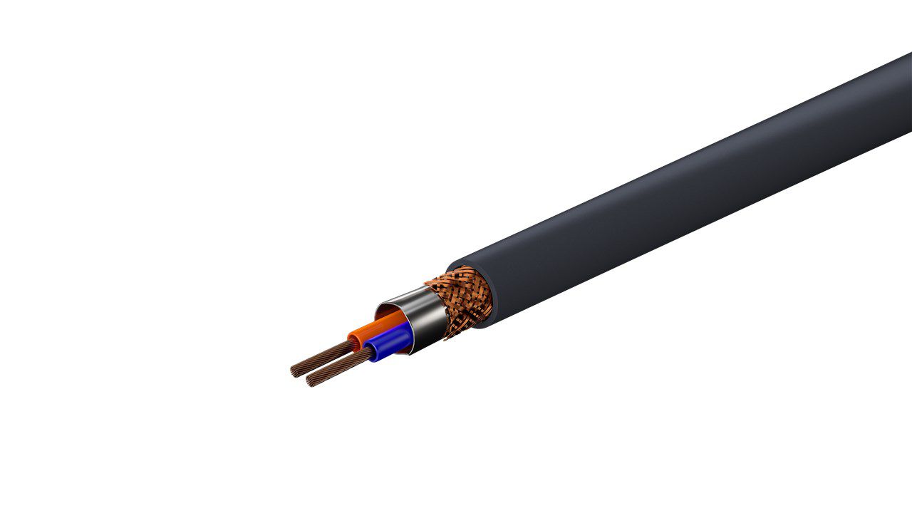 Audio-Y-Adapter-Kabel Klinkenstecker/-buchse 0.1m schwarz